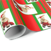 Zackary Rabbit kerstinpakken papier (Rol Hoek)