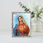 ZACRED HEART OF MARY 01  PRODUCTS BRIEFKAART (Staand voorkant)