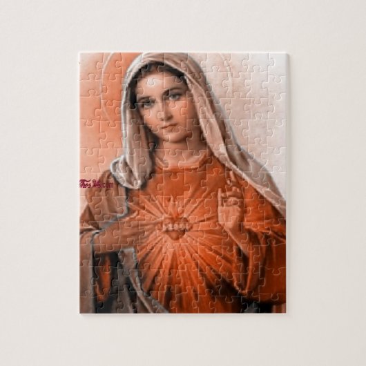 ZACRED HEART OF MARY A05  PRODUCTS LEGPUZZEL (Verticaal)