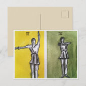 ZACRED RHYTHMIC III,IV DANCE MOVEMENTS POST CARD BRIEFKAART (Voorkant / Achterkant)