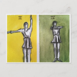 ZACRED RHYTHMIC III,IV DANCE MOVEMENTS POST CARD BRIEFKAART