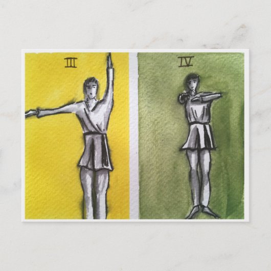 ZACRED RHYTHMIC III,IV DANCE MOVEMENTS POST CARD BRIEFKAART (Voorkant)