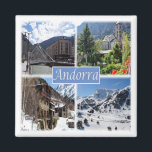 zAD003 ANDORRA, La Vella, mozaïek, Fridge Magneet<br><div class="desc">Hier is de herinnering aan je vakantie in Andorra. Dit afbeelding bevat een afbeelding van de volgende plaatsen in Andorra. (zAD003 ANDORRA, La Vella, mozaïek, Fridge magnet). Verbazingwekkende vrienden en familieleden met de unieke souvenirs van uw geweldige reis. Probeer ons. #LeoPepeDesign - andorran bergen el serrat village, bridge in la...</div>