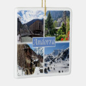 zAD003 ANDORRA, La Vella, mozaïek, Keramisch Ornament (Rechts)