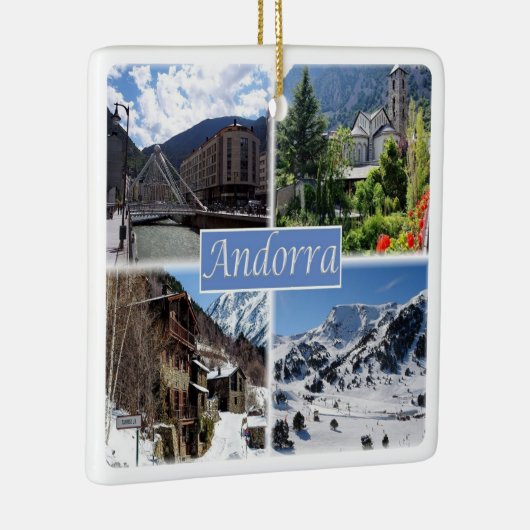 zAD003 ANDORRA, La Vella, mozaïek, Keramisch Ornament (Rechts)