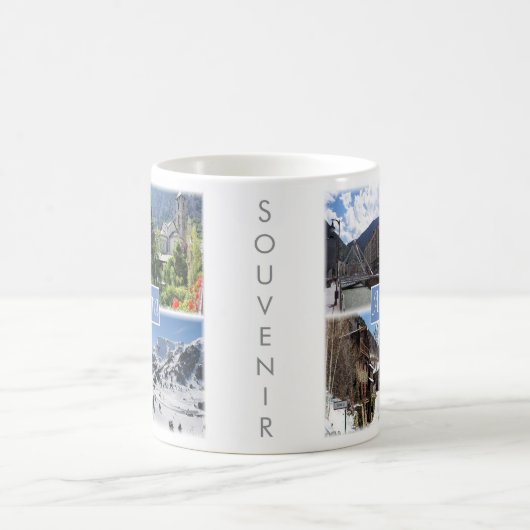 zAD003 ANDORRA, La Vella, mozaïek, Koffiemok (Center)