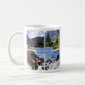 zAD003 ANDORRA, La Vella, mozaïek, Koffiemok (Links)