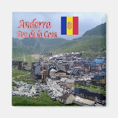 zAD005 - PAS DE LA CASA - Andorra - Fridge Magneet (Voorkant)