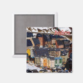 zAD006 - ANDORRA panorama - Fridge Magneet (Voorkant / Achterkant)