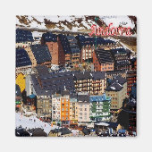 zAD006 - ANDORRA panorama - Fridge Magneet (Voorkant)