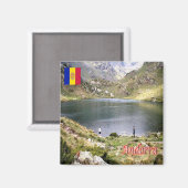 zAD015 ESTANY DE TRISTAINA DE BAIX Andorra Fridge Magneet (Voorkant / Achterkant)