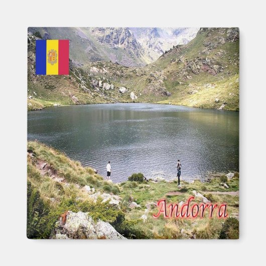 zAD015 ESTANY DE TRISTAINA DE BAIX Andorra Fridge Magneet (Voorkant)