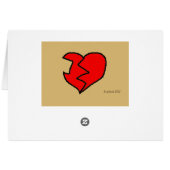 Zad Cartoon Beaver met genormaliseerd hart en aang (Achterkant Horizontaal)