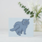 Zad kat. Britse kat Briefkaart (Staand voorkant)