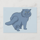Zad kat. Britse kat Briefkaart (Voorkant)