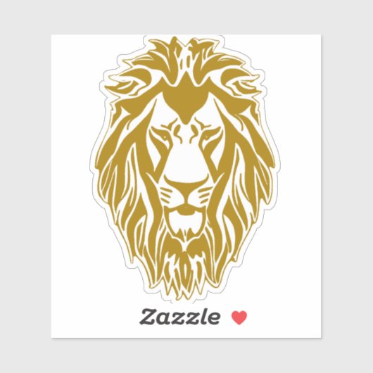 Zad leeuw sticker (Vel)