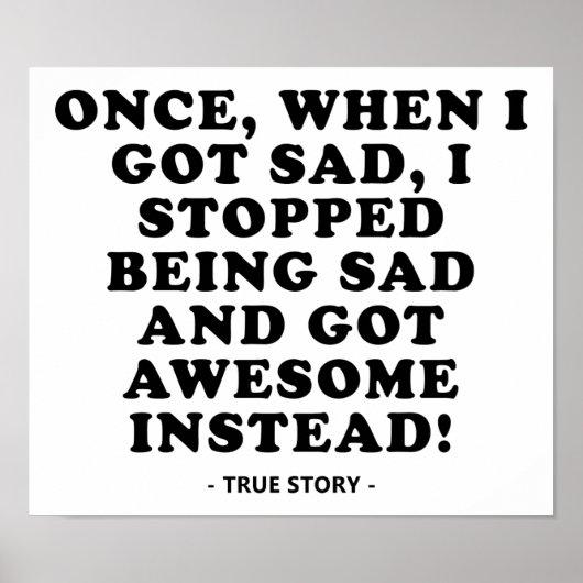 Zad naar Geweldige Poster (Voorkant)