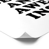 Zad naar Geweldige Poster (Hoek)