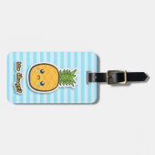 Zad Pineapple die geen knuffels krijgt Bagagelabel (Voorkant horizontaal)