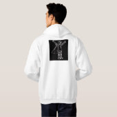 Zad Robot/Super Robot Zip omhoog Hoody (Achterkant volledig)