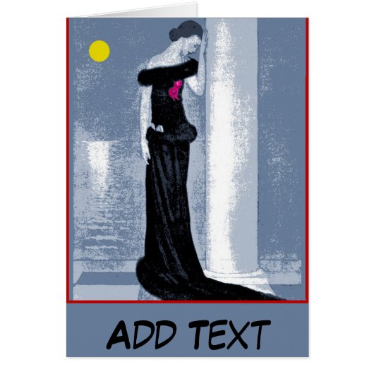 Zad Vrouw in Gown (Voorkant)