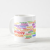 Zad Wordle Koffiemok (Voorkant links)