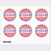 Zadar City Pride Emblem – Croatian Identity Ronde Sticker (Vel)