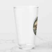 Zadar Kroatië Illustratie Travel Art Badge Glas (Rechts)