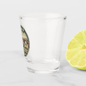 Zadar Kroatië Illustratie Travel Art Badge Shot Glas (Rechts)