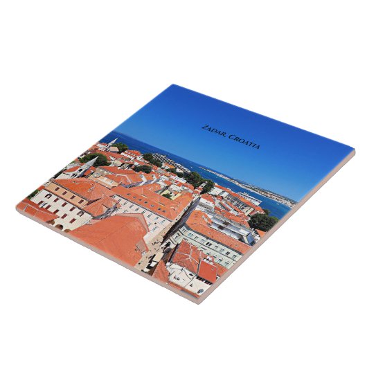 Zadar, Kroatië landschap Tegeltje (Zijkant)