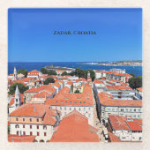 Zadar, Kroatië, Oude Stad, Glazen Onderzetter (Voorkant)