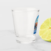 Zadar Kroatië Travel Art Embleem Shot Glas (Links)