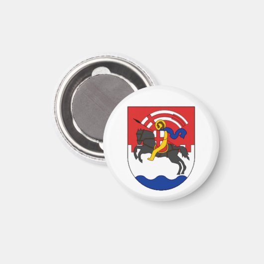 Zadar-wapen (Kroatië) Magneet (Voorkant / Achterkant)