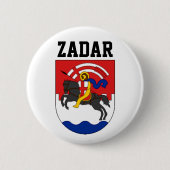 Zadar-wapen (Kroatië) Ronde Button 5,7 Cm (Voorkant)