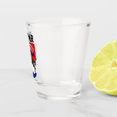 Zadar-wapen (Kroatië) Shot Glas (Rechts)