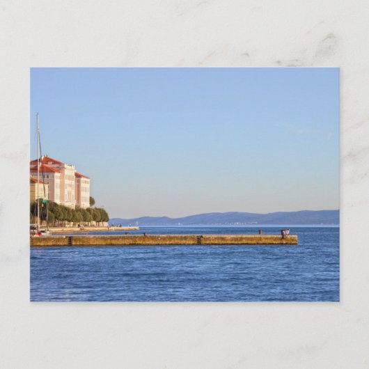 Zadar Zee Pier in Kroatië Briefkaart (Voorkant)