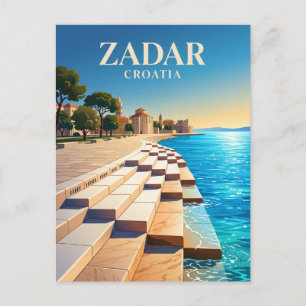 Zadar Zeeorgel Kroatië Briefkaart