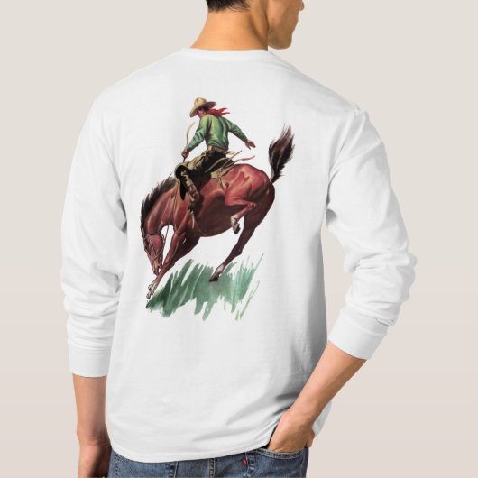 Zaddle Bronc Riding T-shirt (Achterkant)