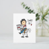 Zaddle Up Cowboy Tshirts en Gifts Briefkaart (Staand voorkant)
