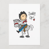 Zaddle Up Cowboy Tshirts en Gifts Briefkaart (Voorkant)