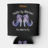 Zaddle up Witches Halloween Illustrated Boots Blikjeskoeler (Voorkant)