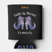 Zaddle up Witches Halloween Illustrated Boots Blikjeskoeler (Achterkant)