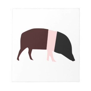 Zaddleback Pig-laptop Notitieblok