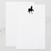 Zaddlebred Briefpapier (Voorkant / Achterkant)
