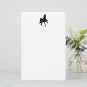 Zaddlebred Briefpapier (Staand voorkant)