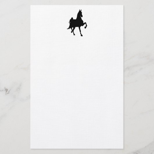 Zaddlebred Briefpapier (Voorkant)