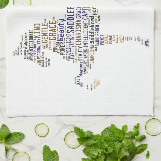 Zaddlebred Towel Theedoek (Gevouwen)