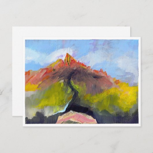 Zaddlerock 1 briefkaart (Voorkant / Achterkant)