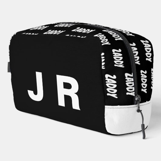 Zaddy Black gepersonaliseerd Toilettasje (Rechterhoek)