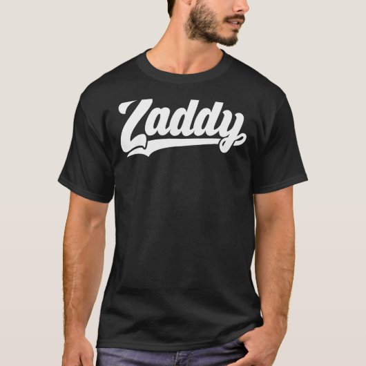 Zaddy Swag Graphics T-shirt voor Bae (Voorkant)